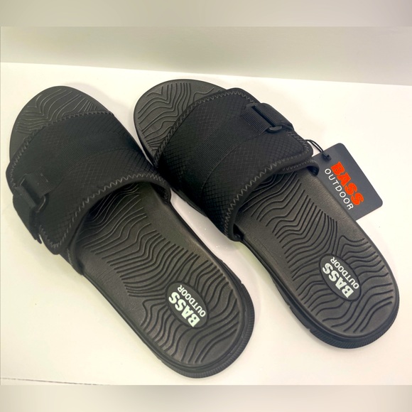 BASS OUTDOOR Women's TOPO Utility Sandal Hiking Shoe Black 10 new in box - Picture 1 of 3